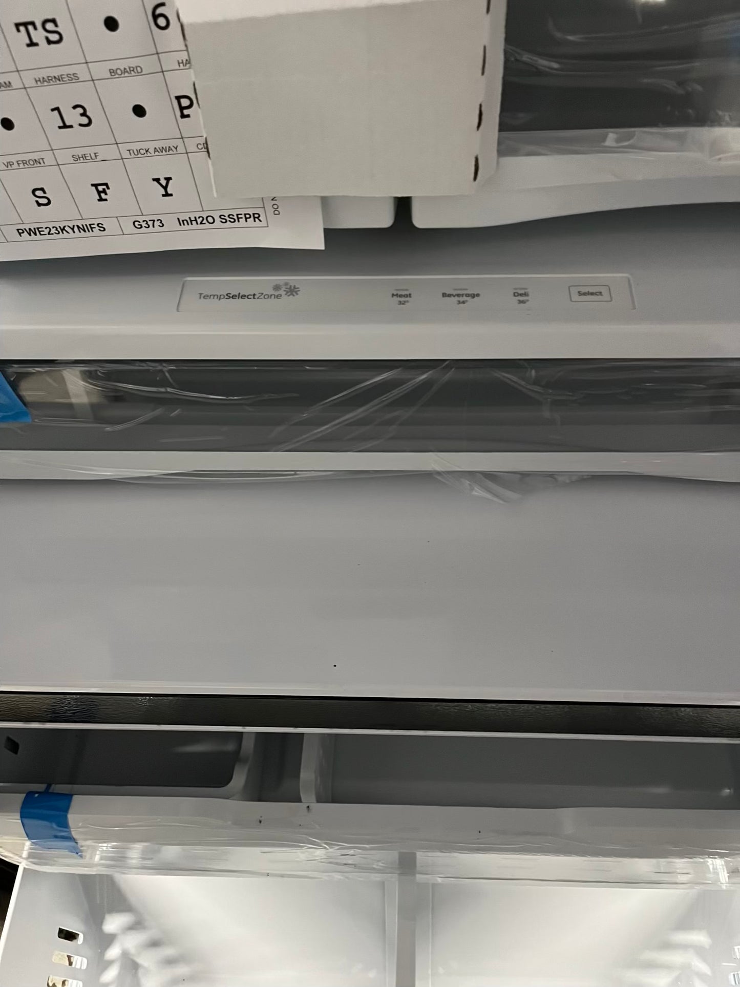 Open Box 📦 GE French Door Counter Depth Refrigerator stainless steel w/ice maker & water dispenser inside - Item number #RF632HB 36” in
