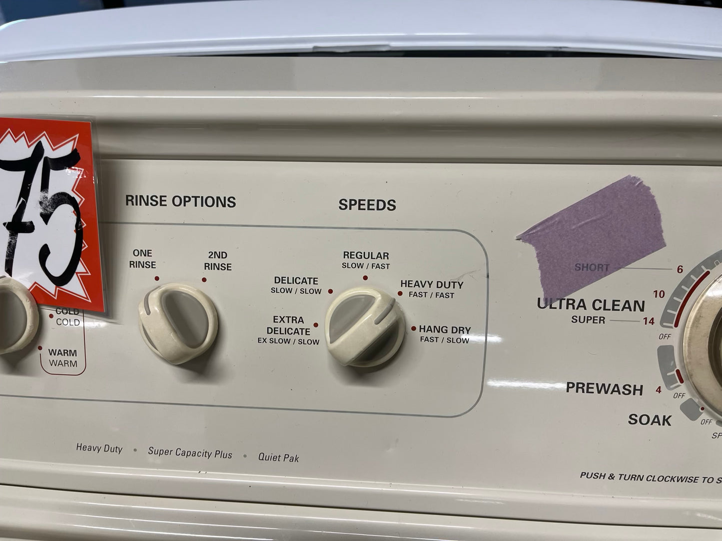 - Kenmore washer & dryer set electric 220v side x side top load w/agitator used-refurbished #WD239TB
