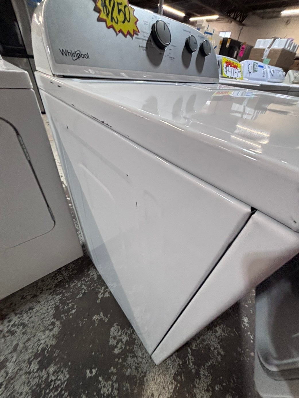 >>whirlpool 29” large capacity electric dryer 220v side by side used-refurbished #KEK12B
