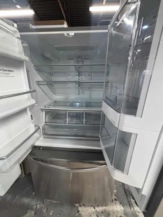 >>Used great condition used-Refurbished LG 36”w x69h x 31” depth refrigerator stainless steel w/ice & water dispenser 36 “ #LGFD31CU3B