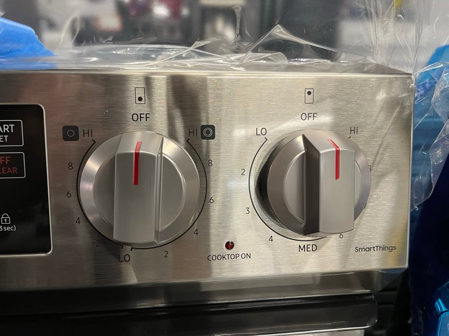 Open box Samsung electric range 220v bake broil self clean steam clean dehydrate stainless steel 30" #ER274DB