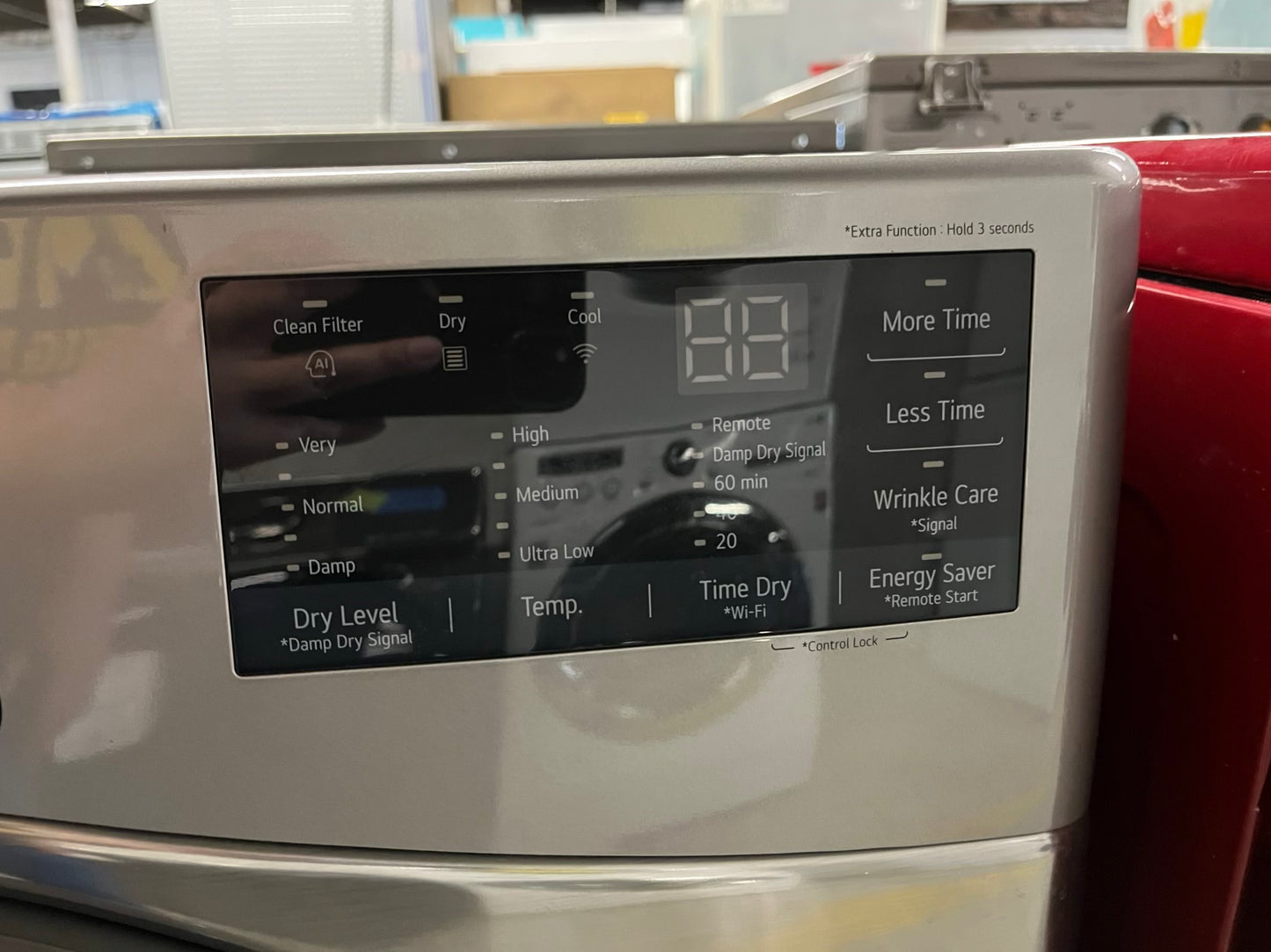 LG front load stackable electric 220v dryer stainless steel 27" #ED399SB