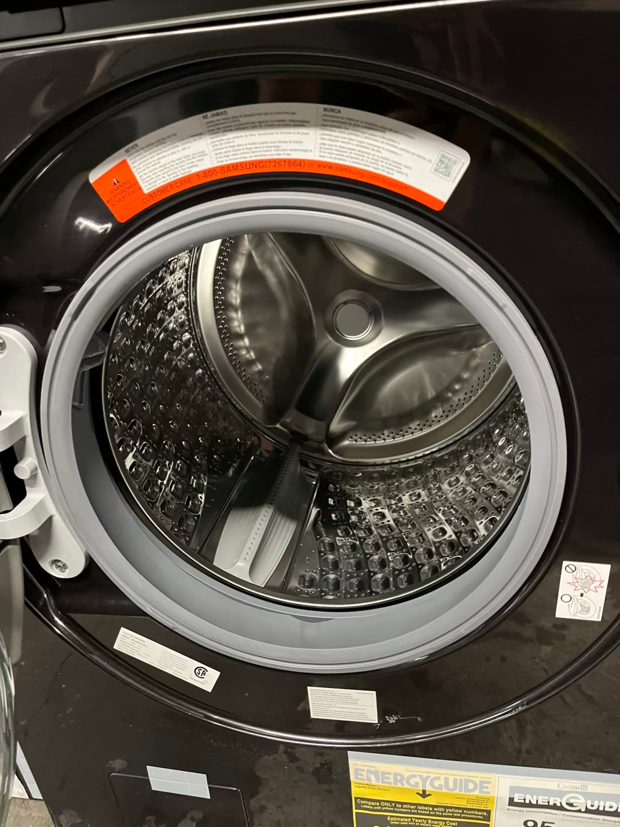 Open Box 📦 | Scratch & Dent Samsung bespoke WashTower GAS Single Unit Al Front Load Washer 4.6 cu ft & Dryer 7.6 cu ft 27" in #WD631FB
