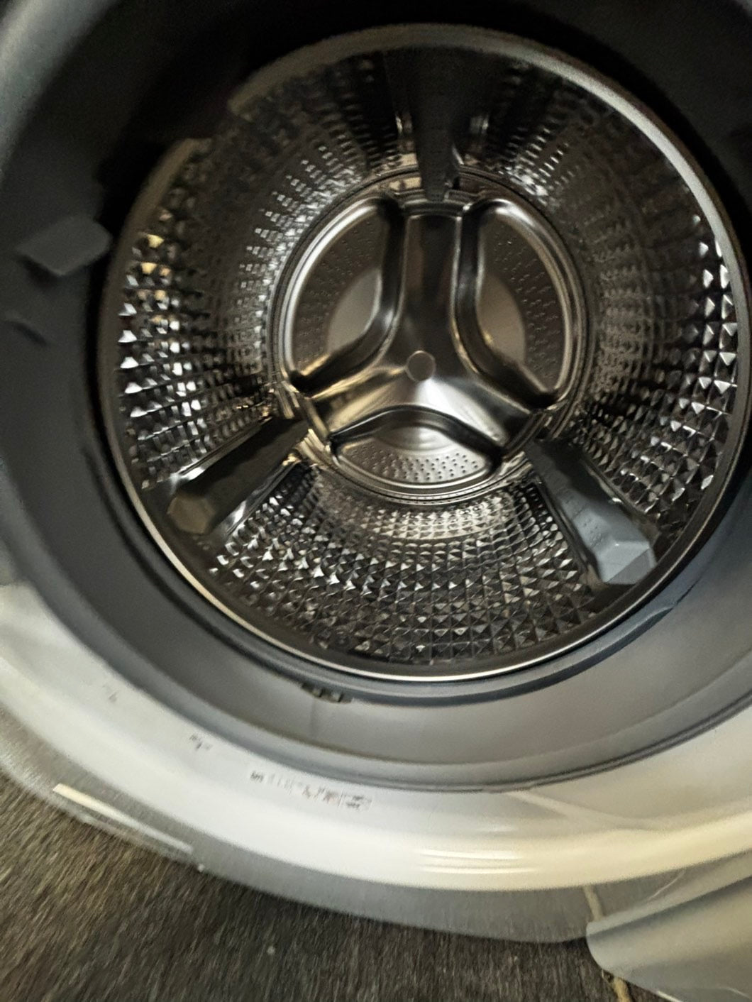 -Samsung steam washer 4.5 cu ft & steam dryer 7.5 cu ft set electric 220v front load stackable or side by side -sensor dry He in dark white  #WST547LL