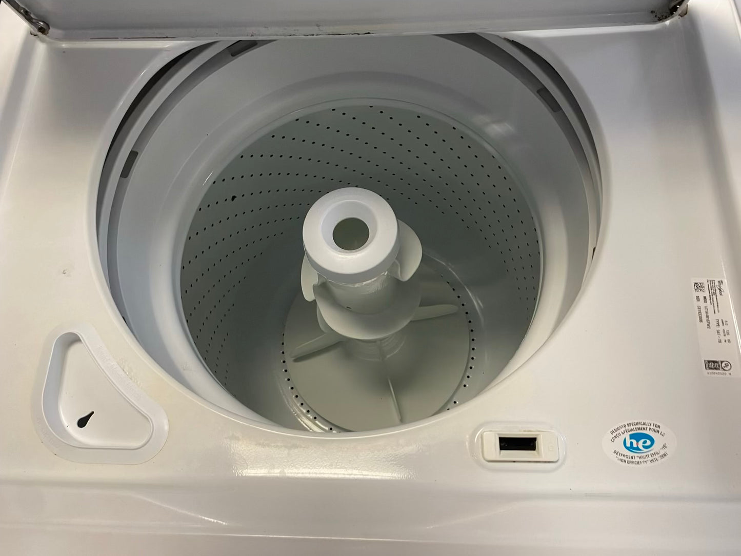 Whirlpool top load washing machine with agitator large capacity 27” in #W867JL Refurbished
