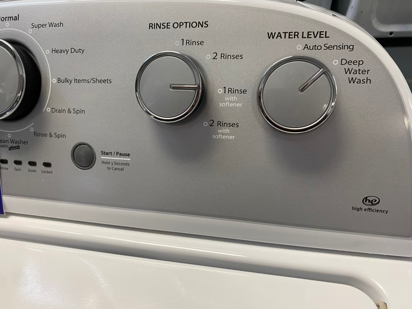 Whirlpool top load washing machine with agitator large capacity 27” in #W867JL Refurbished