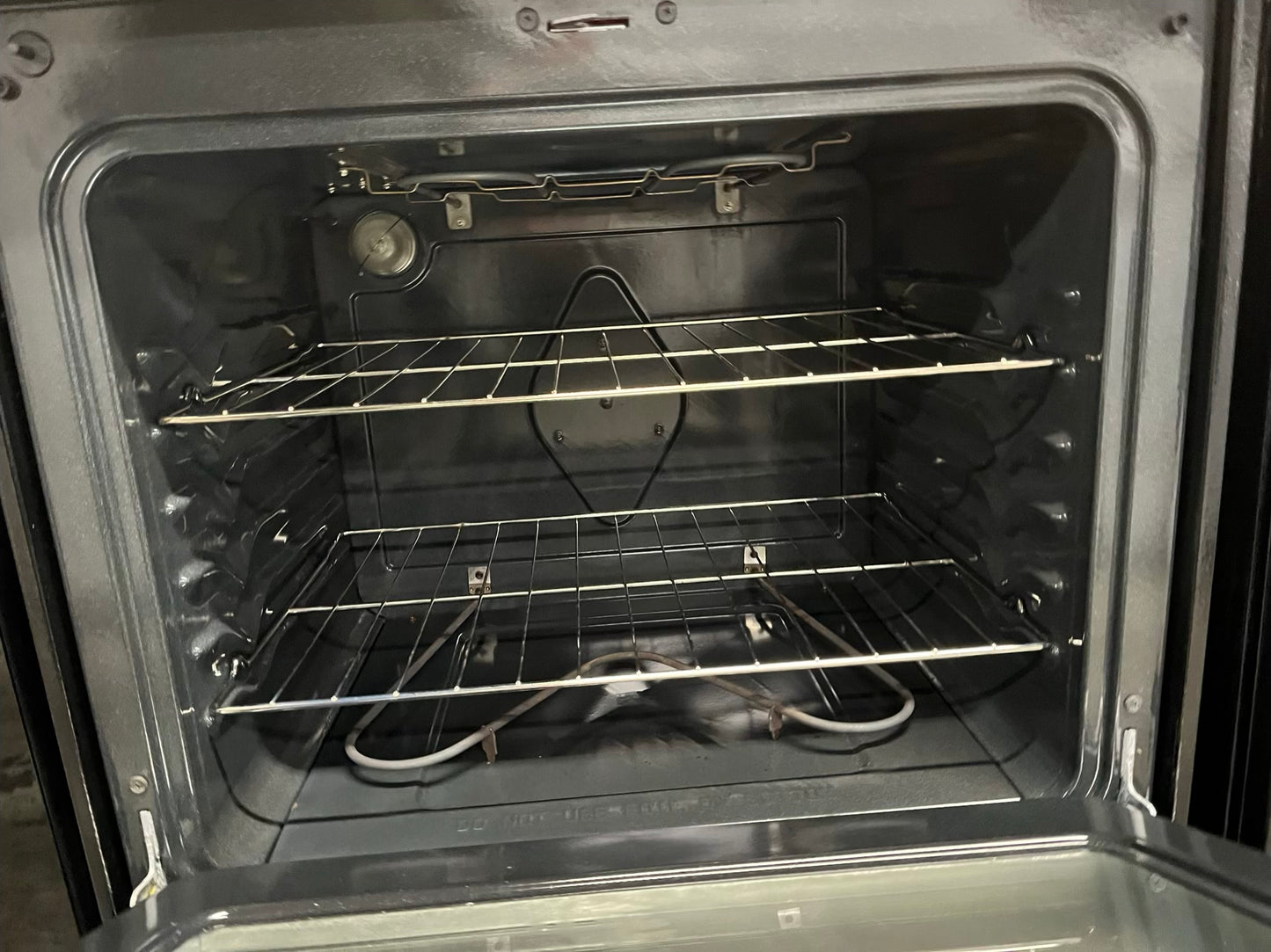 -Frigidaire glass top electric range 220v 4 burner bake broil self clean Refurbished stainless steel 30" #ER7142PB