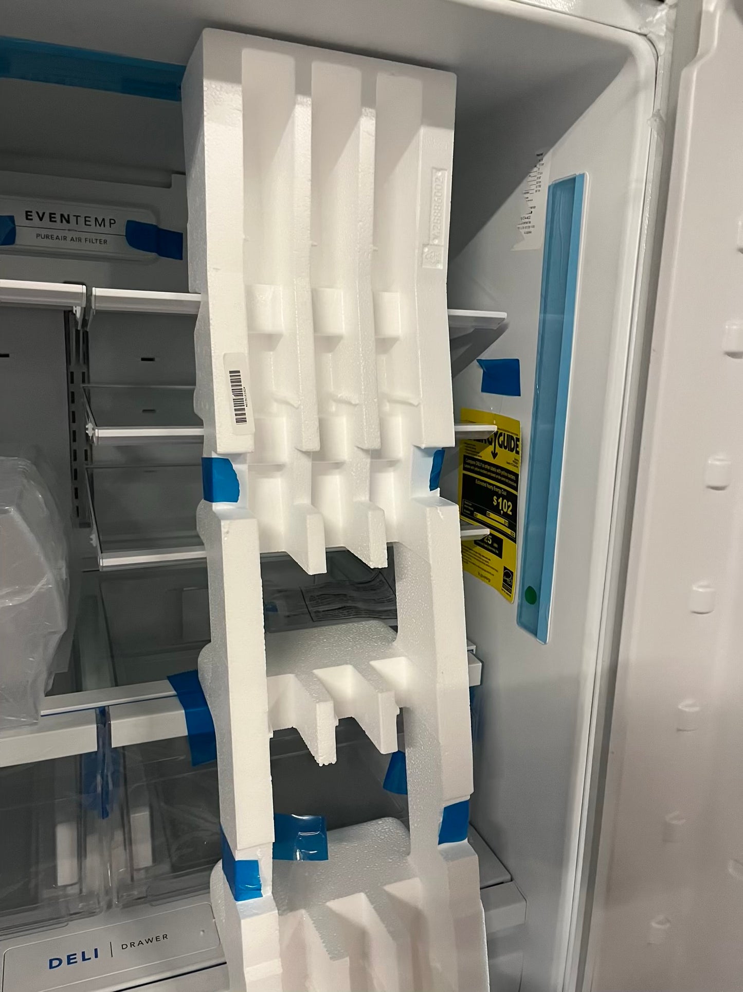 Open Box 📦 | scratch & dent Frigidaire French door refrigerator w/ice water dispenser in white 36" #RF504DB