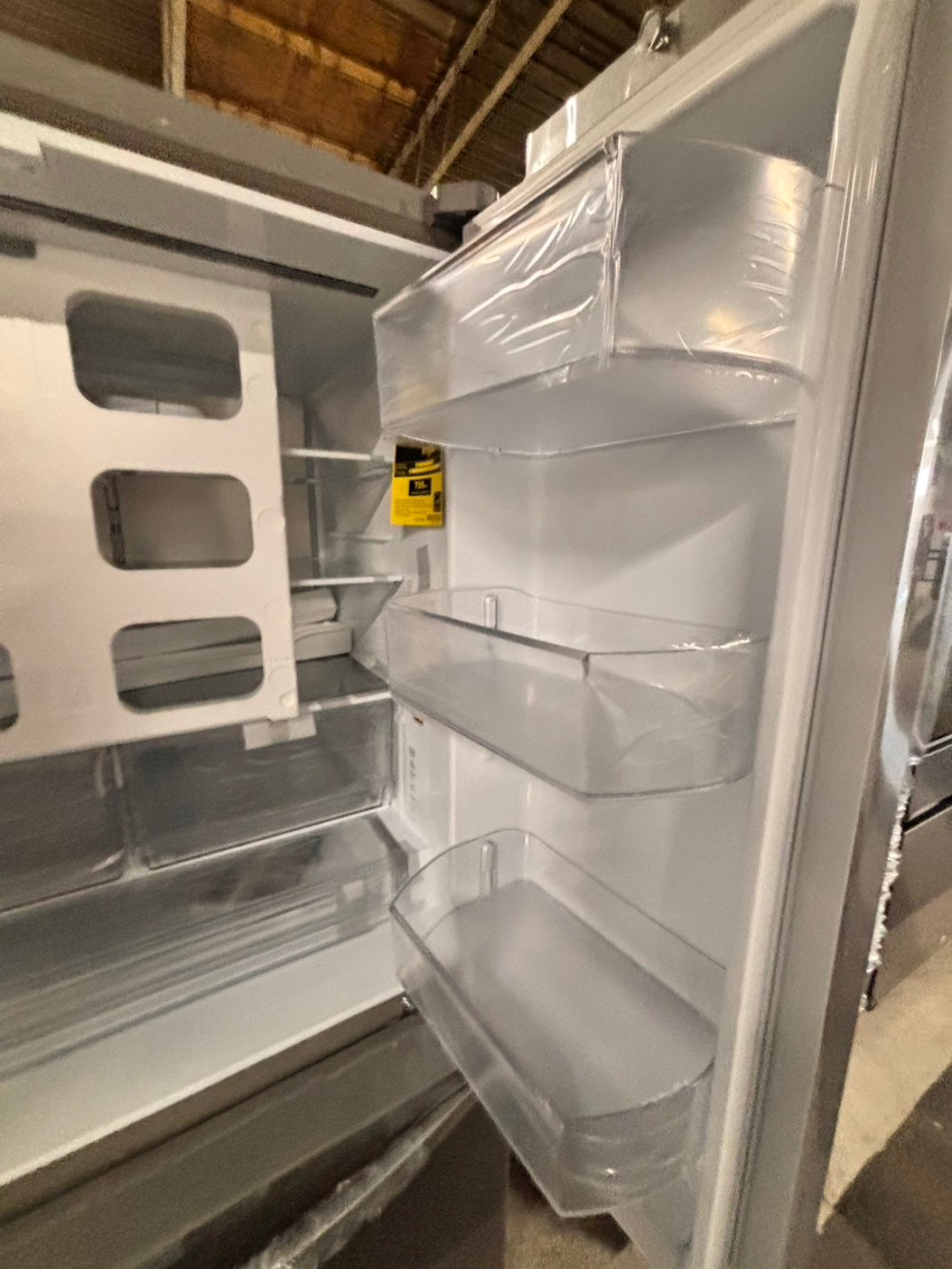 >special🎈LG New open box 📦 Refrigerator with ice maker & water dispenser - Stainless Steel #RFLG14DB