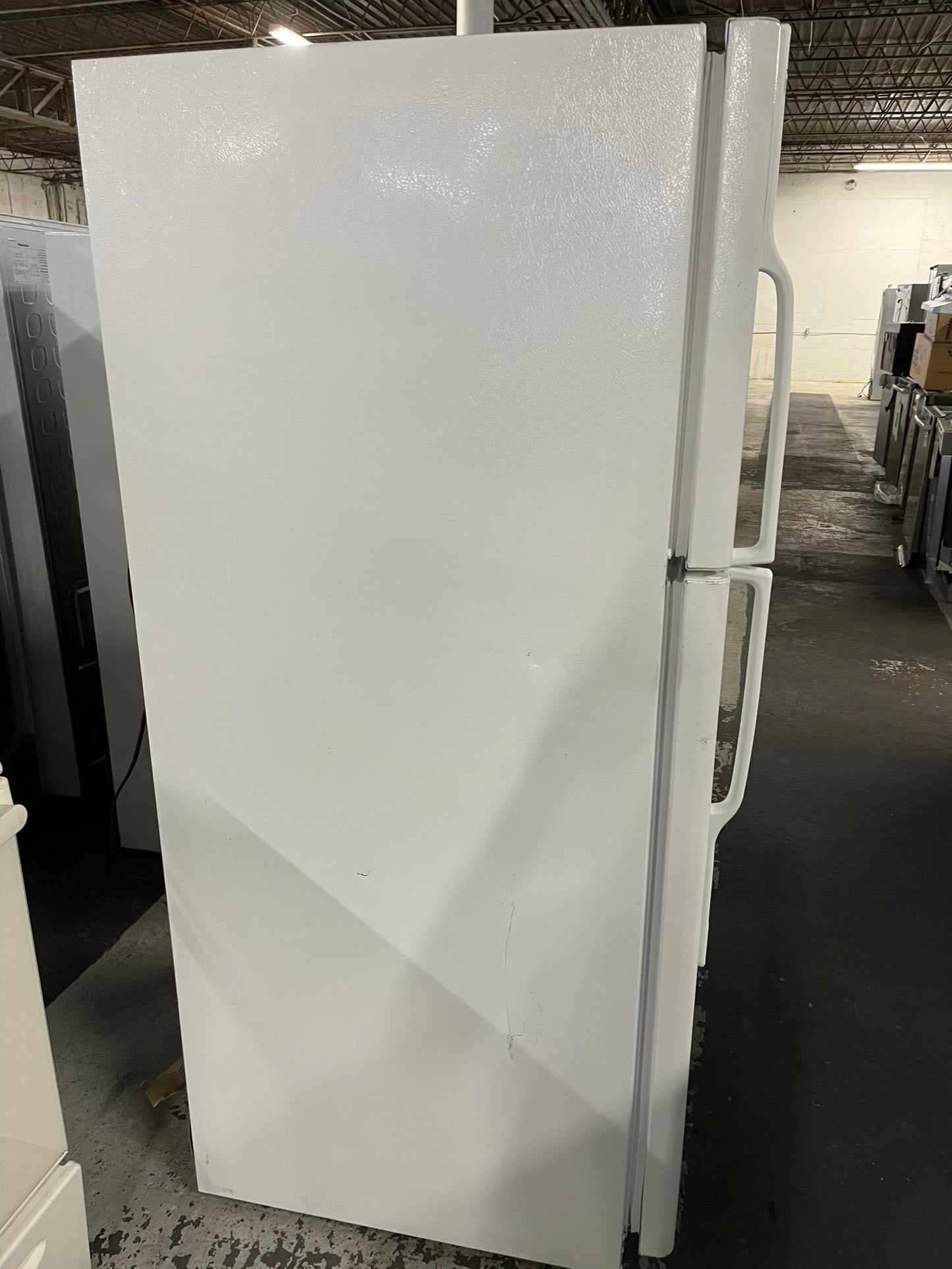 - GE Top freezer Refrigerator white | Item number #RF663VB 30” in Refurbished