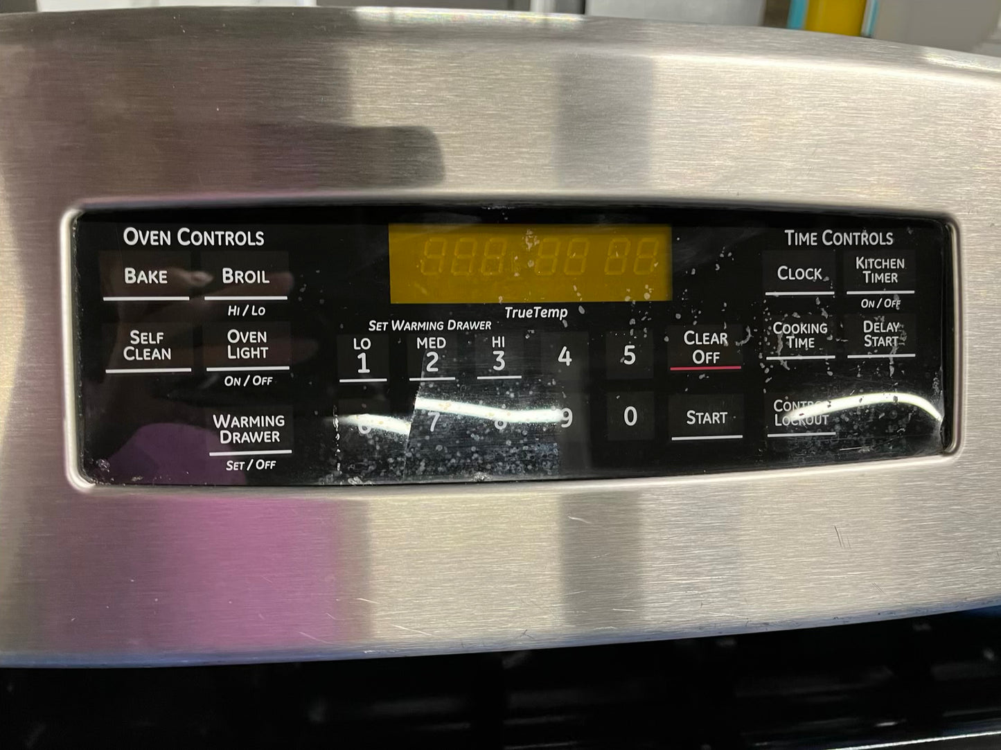 - GE gas range stainless steel 5 burner bake broil hi/lo self clean #GR739FB