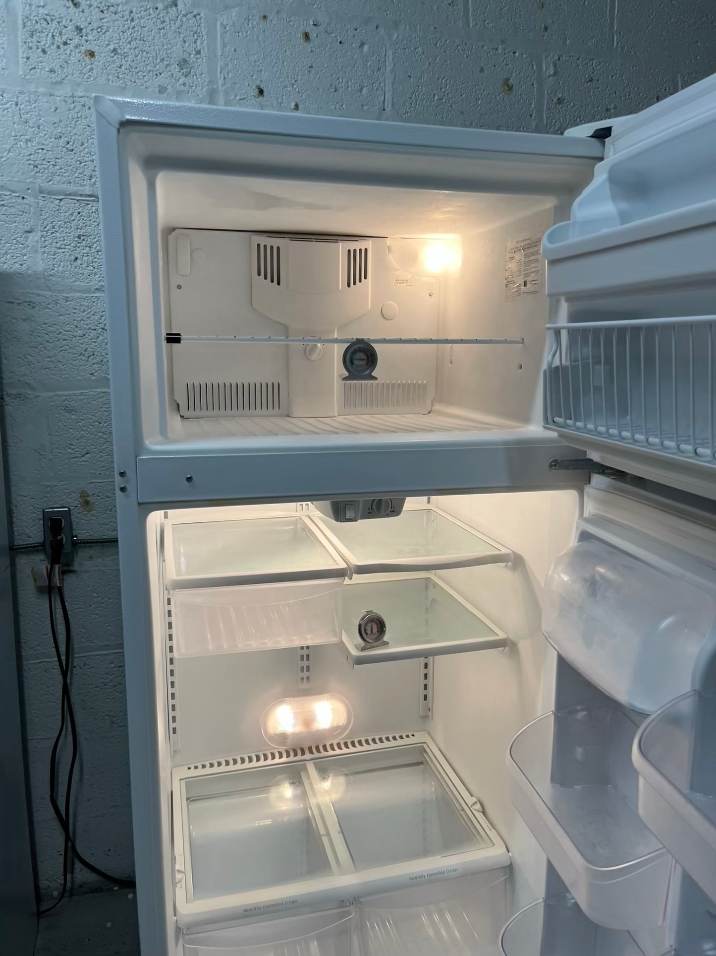 -Frigidalre top freezer Refrigerator In white 30" #RF310MB