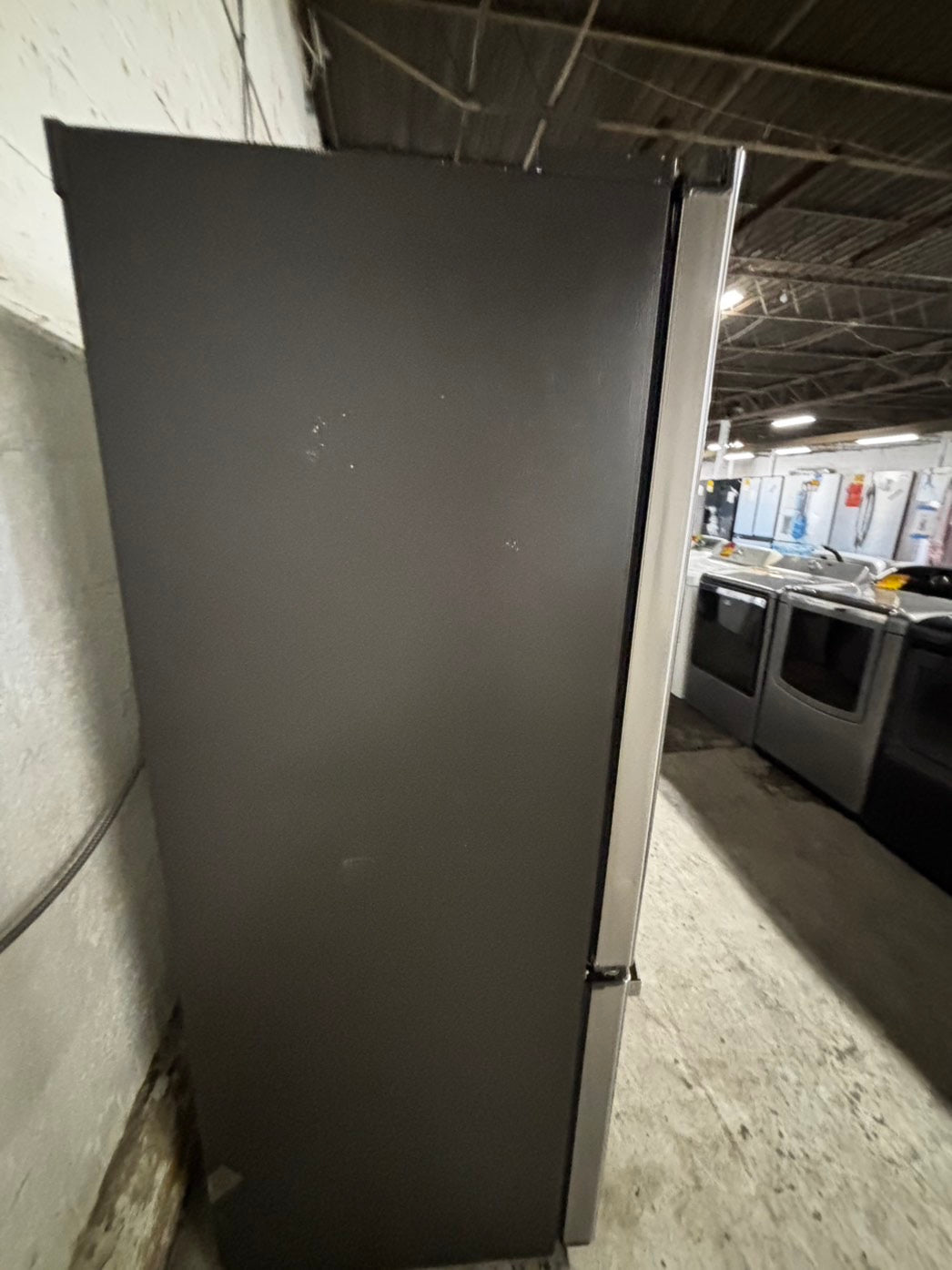 Used | Refurbished 22cu.ft -GE counter depth french door refrigerator stainless steel w/ice water dispenser 36" #RF6311b