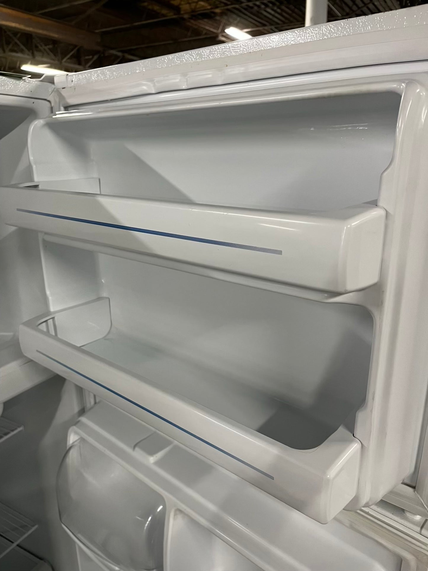 - GE Top freezer Refrigerator white | Item number #RF663VB 30” in Refurbished