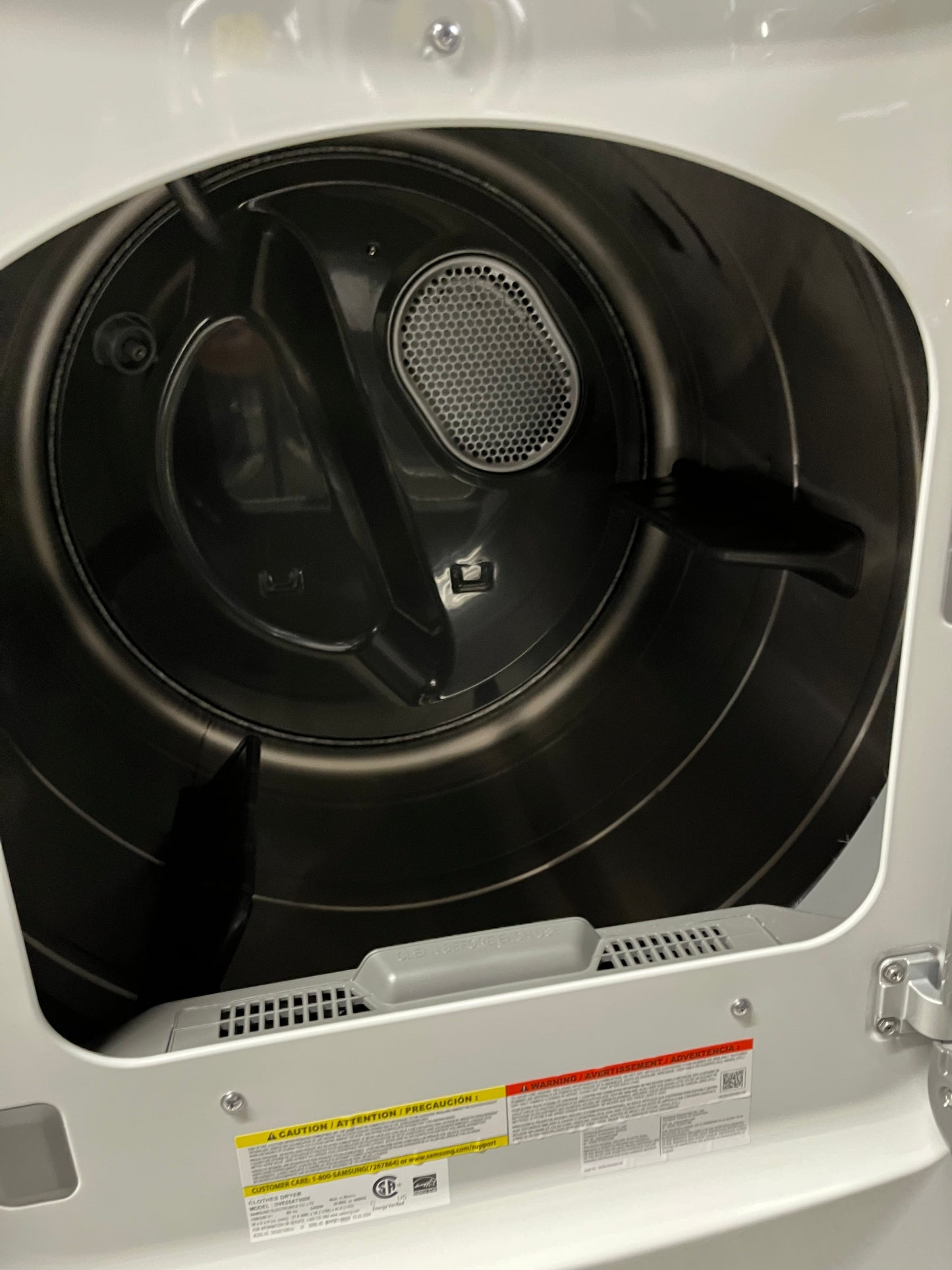 Open Box - Scratch & Dent Samsung - 7.4 Cu. Ft. Smart Electric Dryer with Steam and Sensor Dry - Ivory #ED485VB