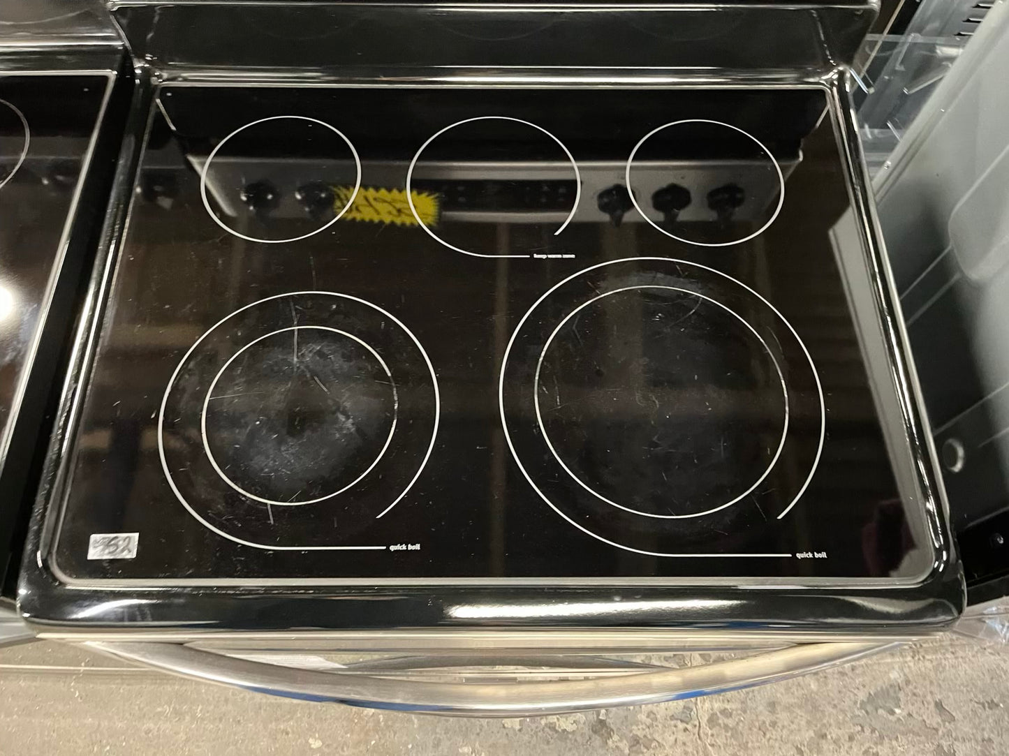 Frigidaire Electric 220v range 5 burner warmer zone stainless steel bake broil self clean 30" #ER513AB-TR
