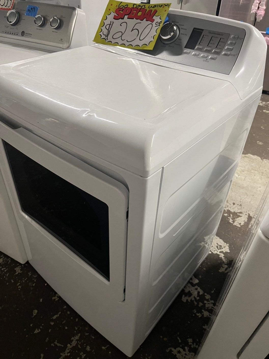 - Ge Top load dryer side by side electric 220v large capacity 27" in Refurbished #ED75B