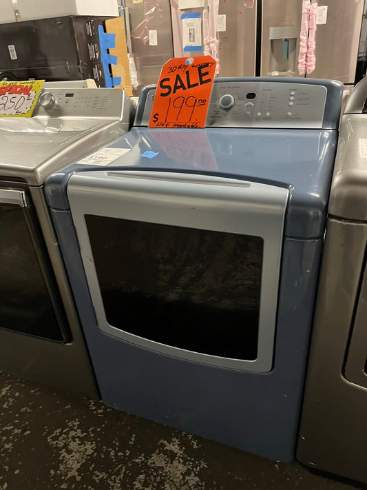 -Kenmore Elite large capacity electric 220v dryer in blue 29" Refurbished #ED0747DB