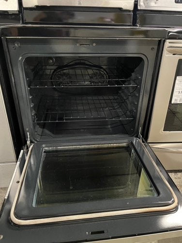 - Kenmore Glass top electric 220v range 5 burner warm zone bake broil convection bake convert stainless steel 30" Refurbished #ER749HB