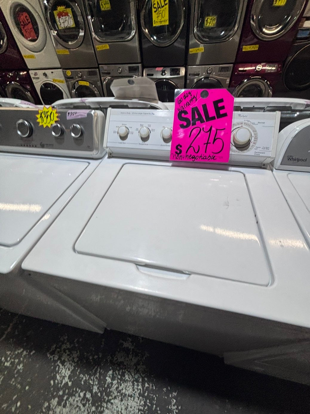 >*sale🎈whirlpool Top load washing machine w agitator 27" in good condition,used-Refurbished #TWE226B