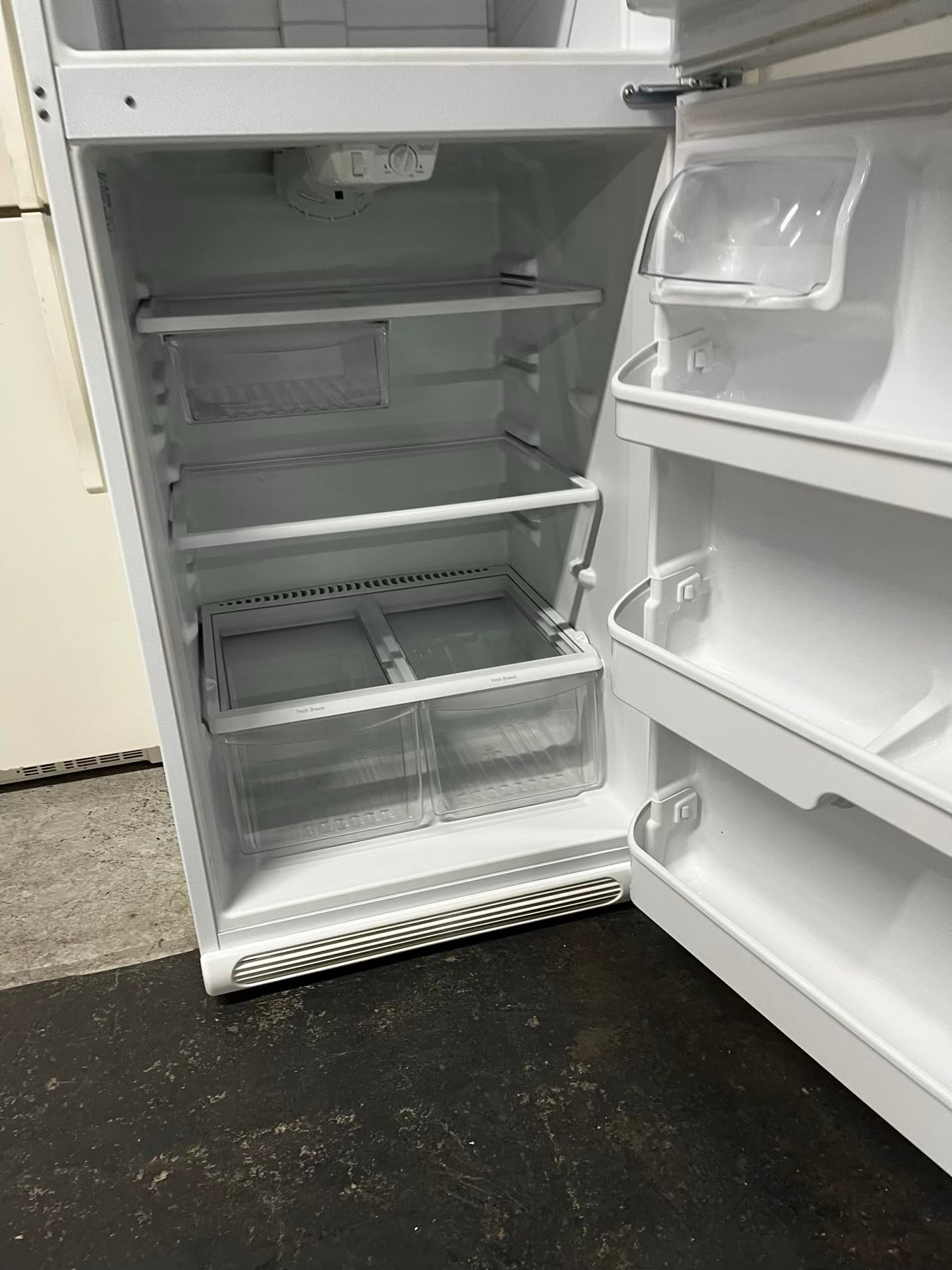* Frigidaire top freezer refrigerator in white no ice maker 30" #RF34773B