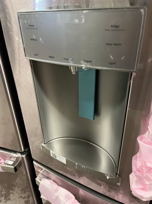Open Box 📦 GE French Door Refrigerator stainless steel w/ice water dispenser - Item number #RF633A 36” in