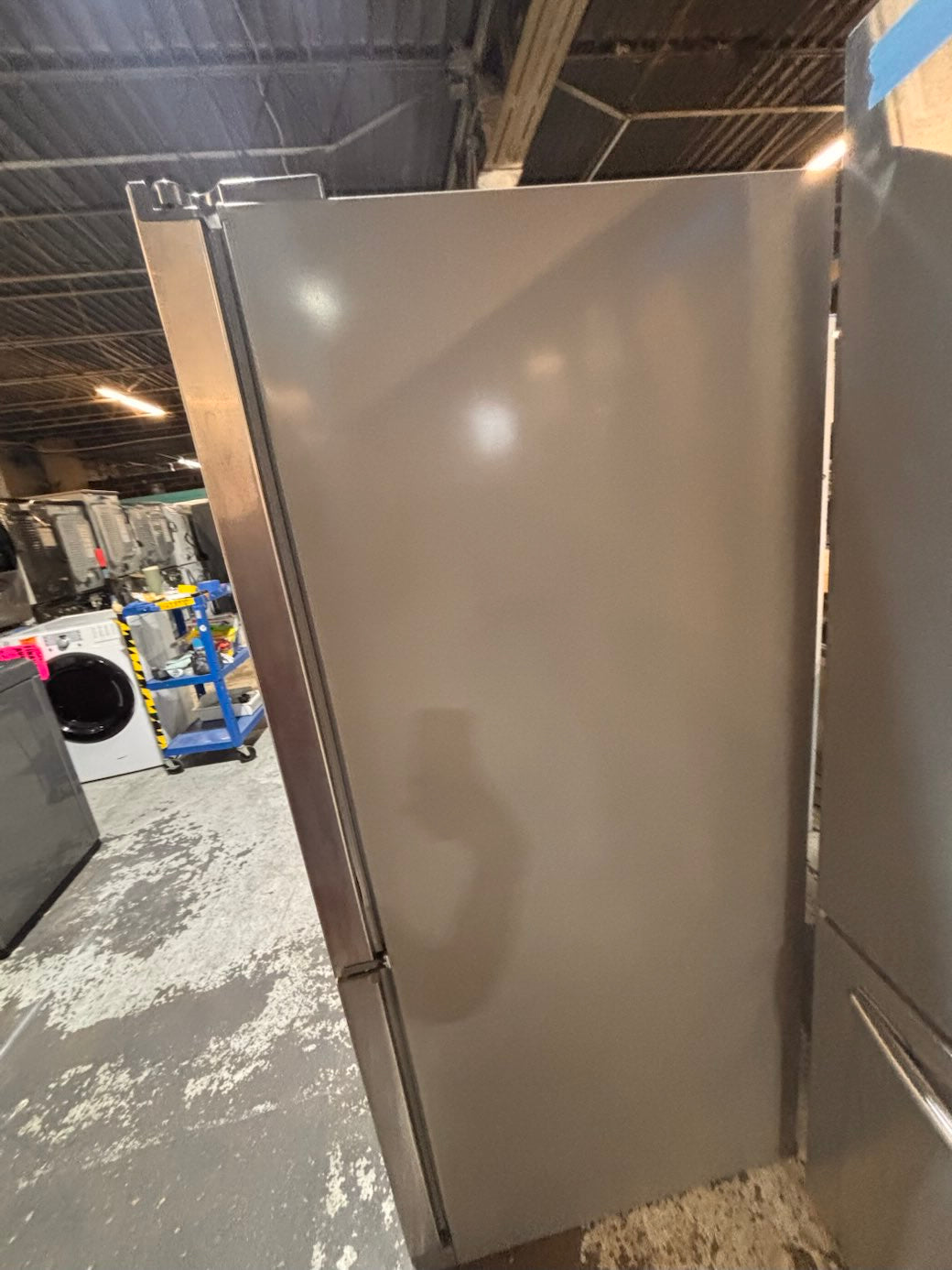 }}Whirlpool30”x67.1/2h French Door freezer fridge black stainless steel with Iced & water 💦 dispenser  used refurbished #FDW309HB