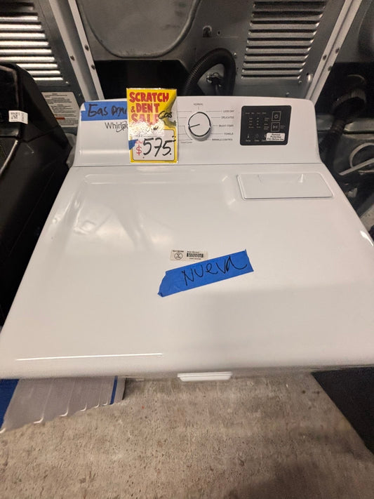 >new Open Box 📦 whirlpool white gas 110v dryer side x side large capacity  #ED5G42L