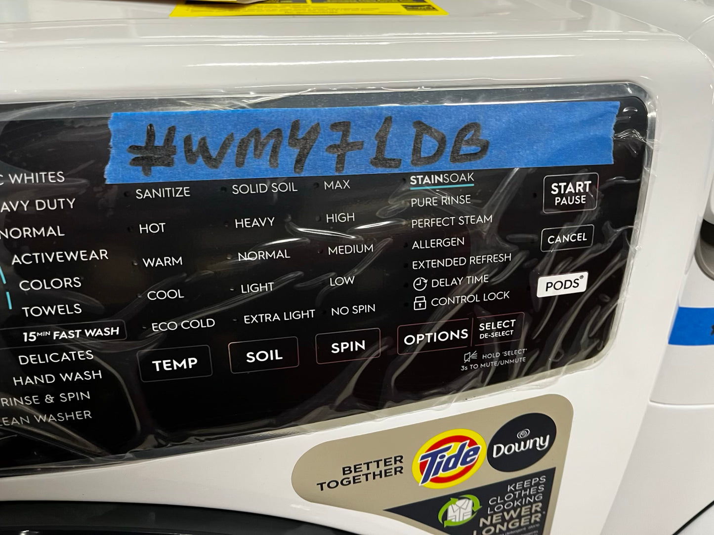 Open Box 📦 scratch & dent - Electrolux 27 in. 4.5 cu. ft. High Efficiency Front Load Washer with LuxCare Wash System 20-minutes Fast Wash, ENERGY STAR in White | stock number #WM471DB