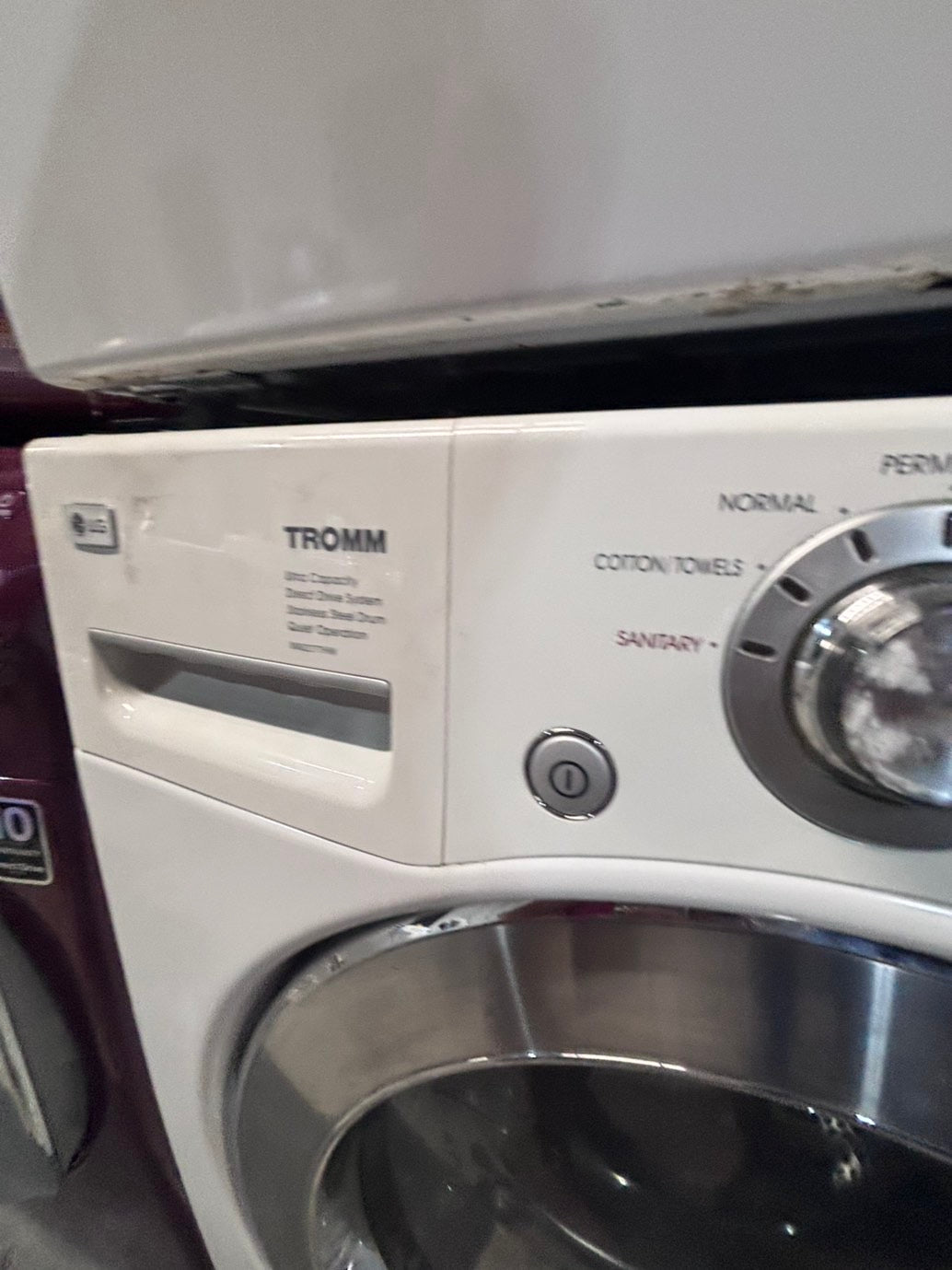 >*early July 4th special 🇺🇸LG washer & dryer set electric 220v front load stackable or side by side - sensor dry in white color #LG62BSET