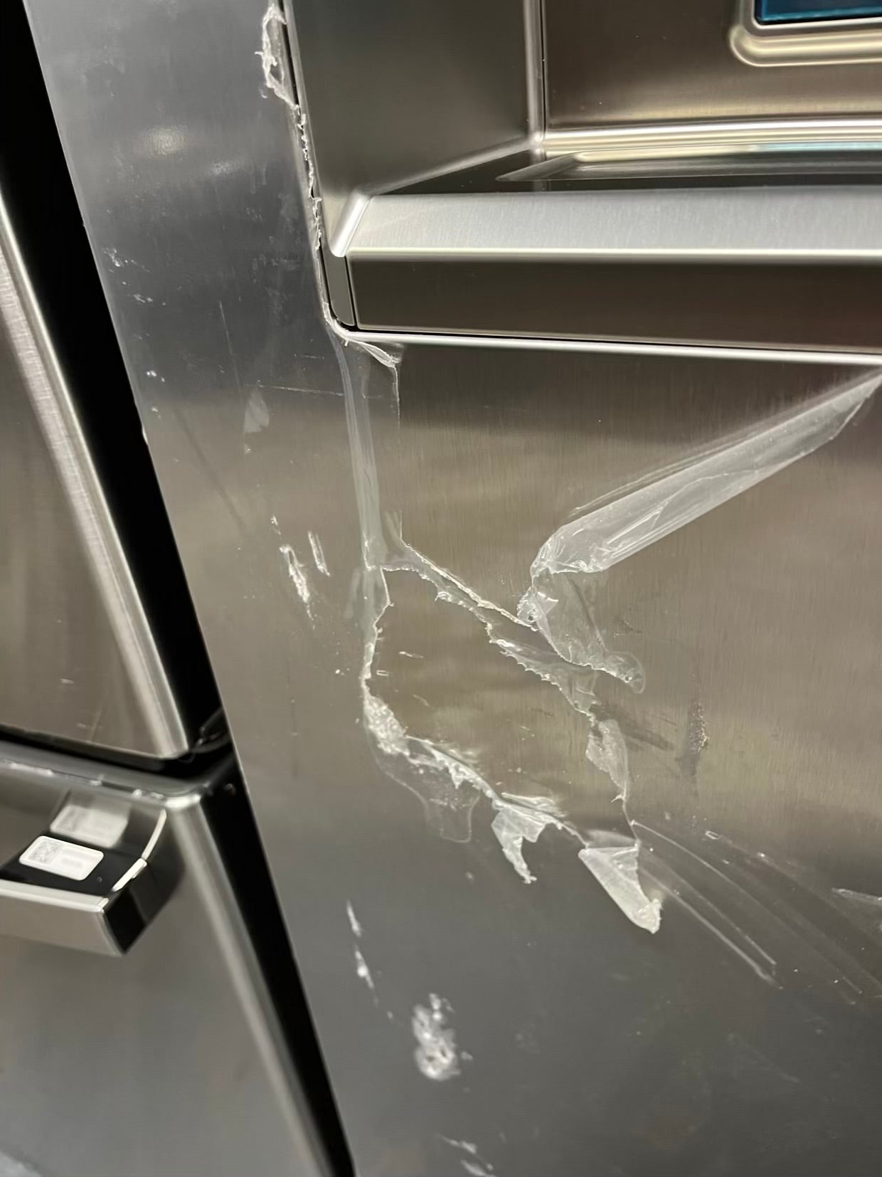 Open Box Frigidaire Profissional side x side Refrigerator stainless steel w/ice water dispenser 36" counter Depth #RE775VB