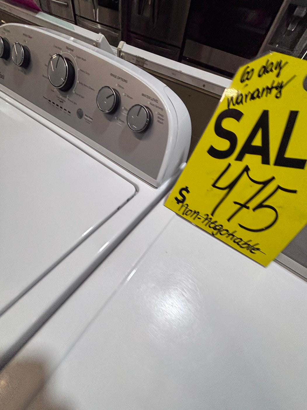 >*special🔥whirlpool top load washer  & electric dryer 220v  set top load side by side #MNY1YB
