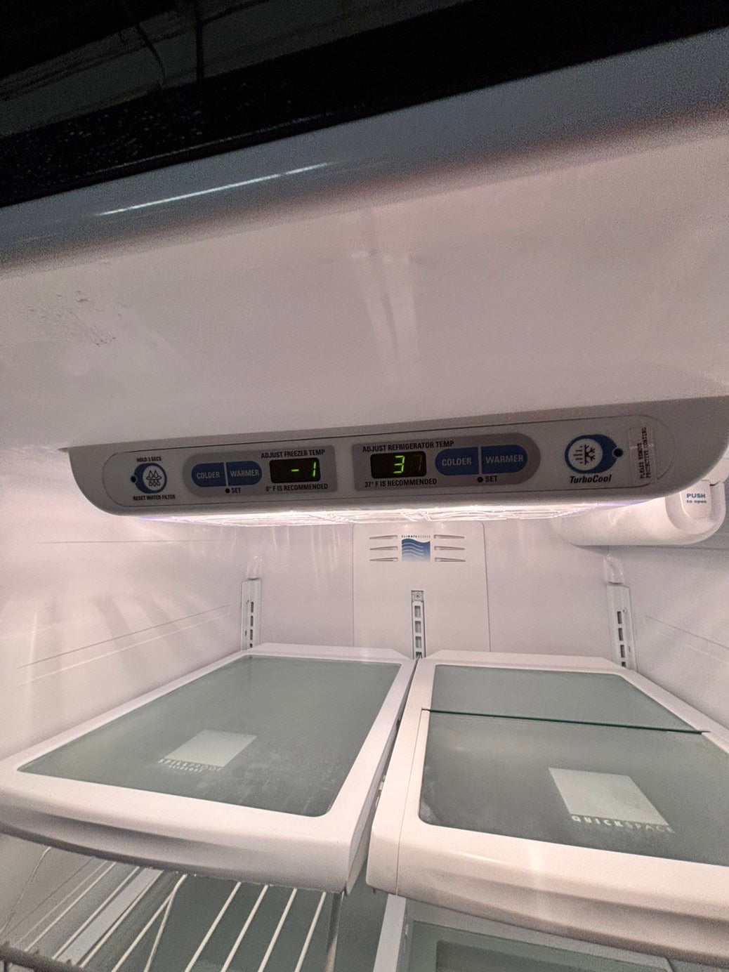 >GE 30” bottom freezer fridge stainless steel with iced maker inside used -refurbished 30” #G5K21B