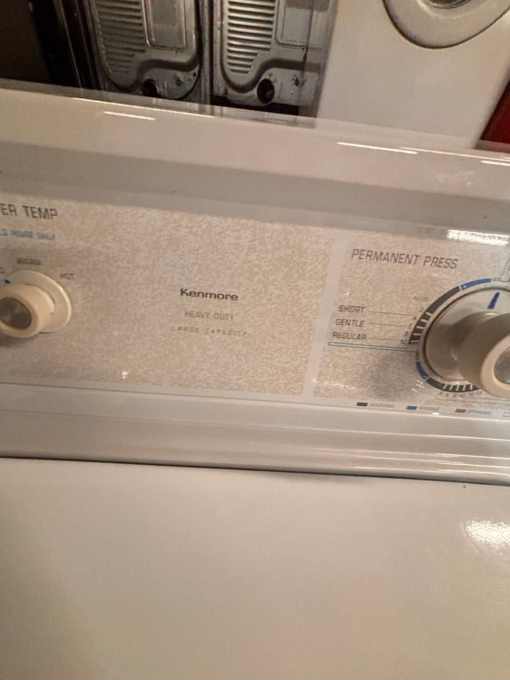 }} 24” Kenmore Top load washing machine w agitator 27" in good condition,working 💯 with warranty ! used-Refurbished #TK2417TB