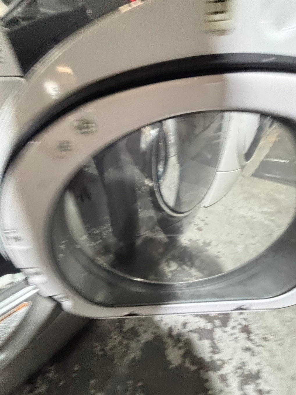 >*whirlpool sensor Dry front load stackable electric 220v dryer in gray color used-refurbished 27" #DWG7G6B