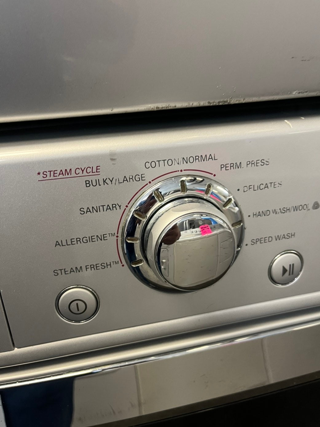 >LG true steam washer 4.5 cu ft & steam dryer 7.5 cu ft set electric 220v front load stackable or side by side Gray - sensor dry    #WFLHDR27L