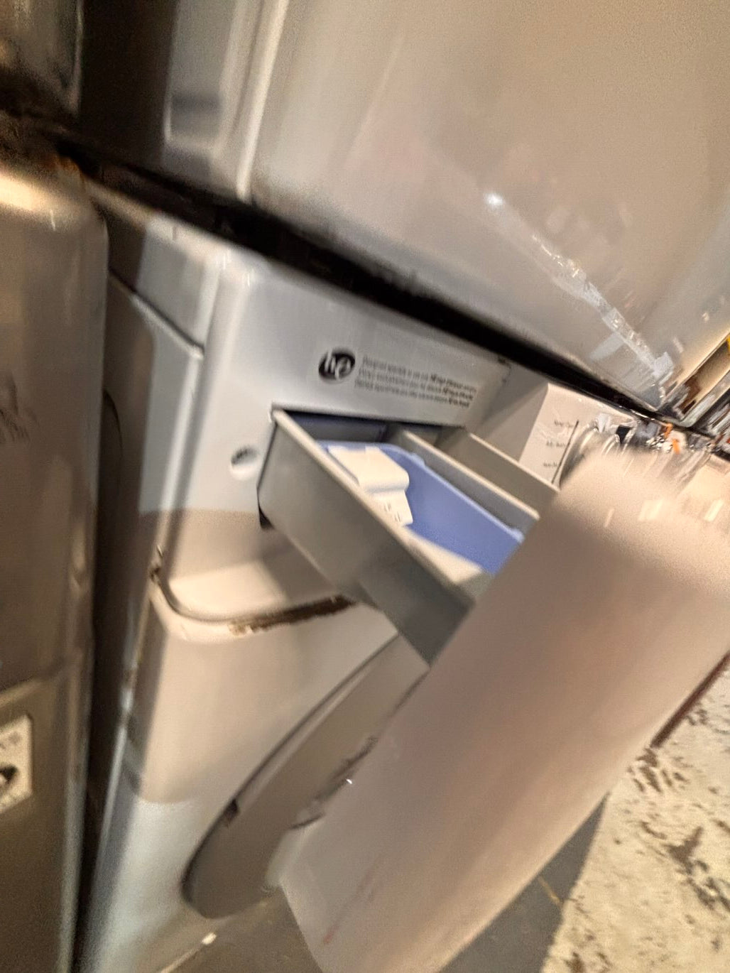 } special🎉kenmore washer & dryer set electric 220v front load stackable or side by side - sensor dry , working 💯  with warranty , in white color   #SPWK6SET