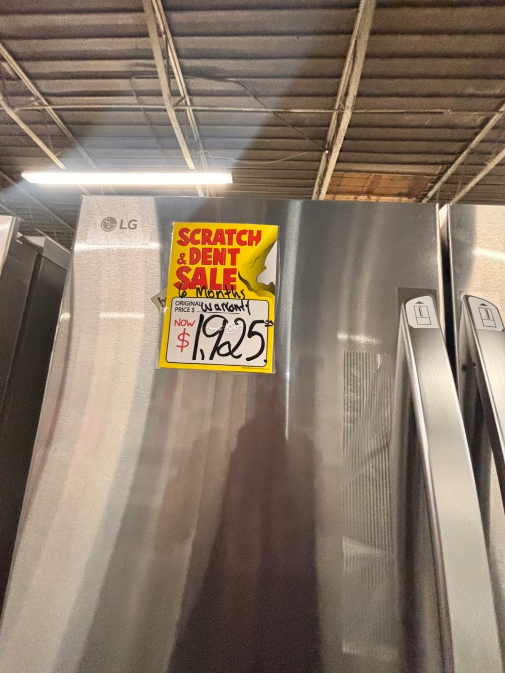 >special🎈LG New open box 📦 Refrigerator with ice maker & water dispenser - Stainless Steel #RZ23SSB