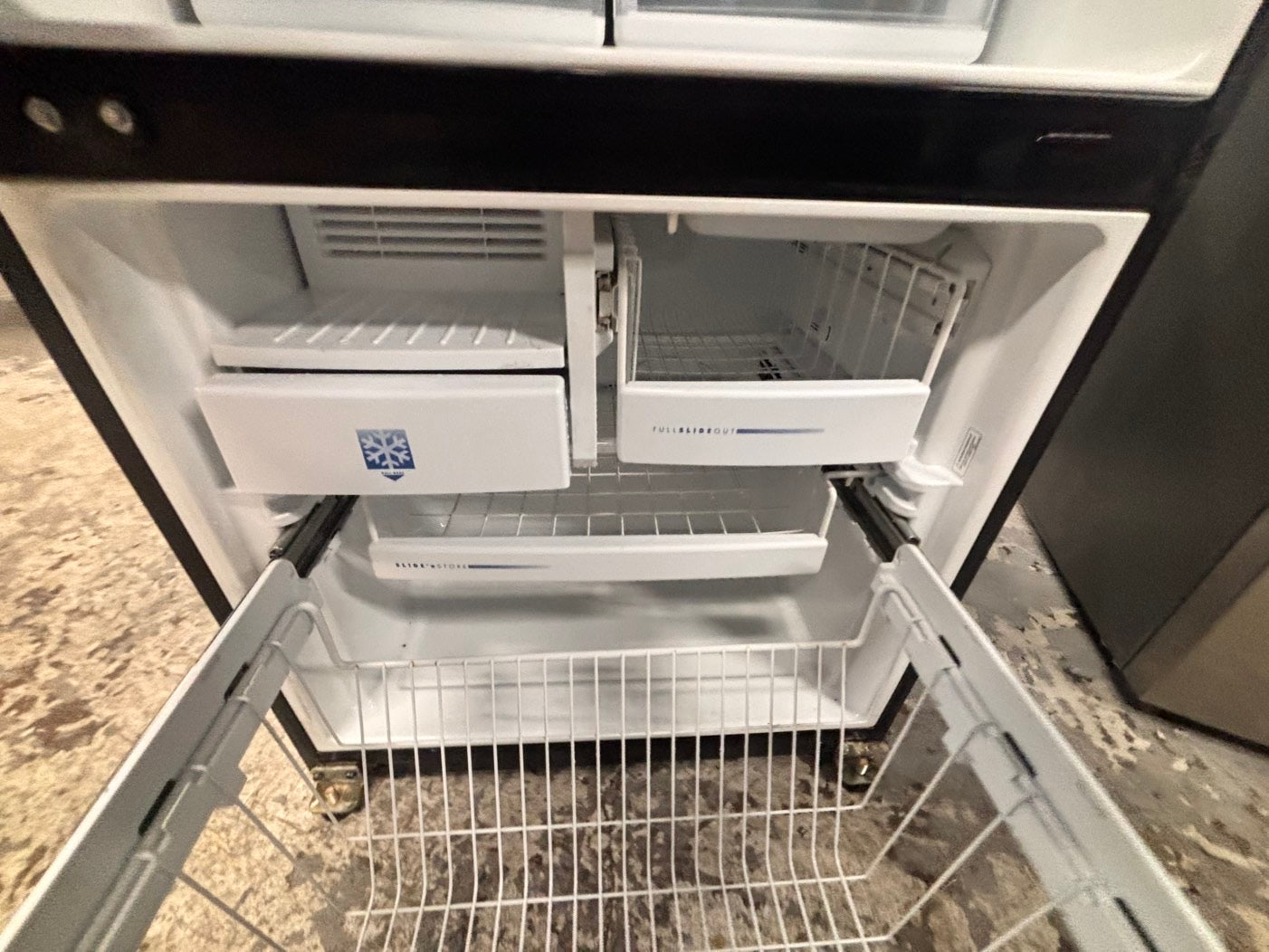 >sale🎈GE 30” bottom freezer fridge stainless steel with iced maker inside used -refurbished 30” #G5ZK21B