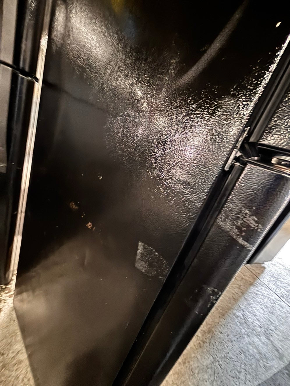 >sale🎈GE 30”18cu.ft -top freezer refrigerator black color   -used refurbished 30” #TGP2RPB
