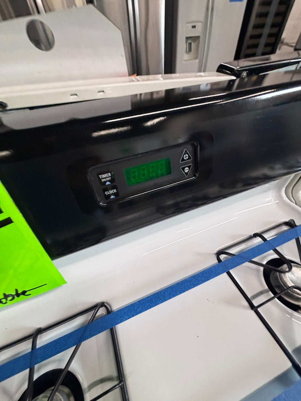 }sale🔥GE Gas range 4 burner bake broil Hi/Lo self clean in black & white working 💯 with warranty ,used-Refurbished 30” #GG69H7B