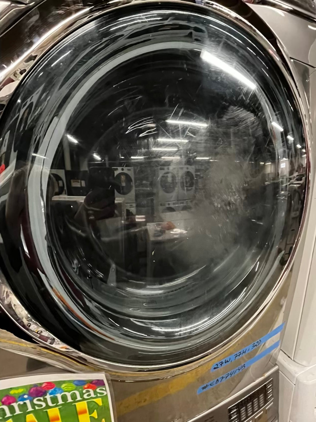 🎁Holiday Sale 🎄 GAS Mix & Match LG washer & Samsung dryer set front load stackable stainless steel 30" in Refurbished #ED77414B