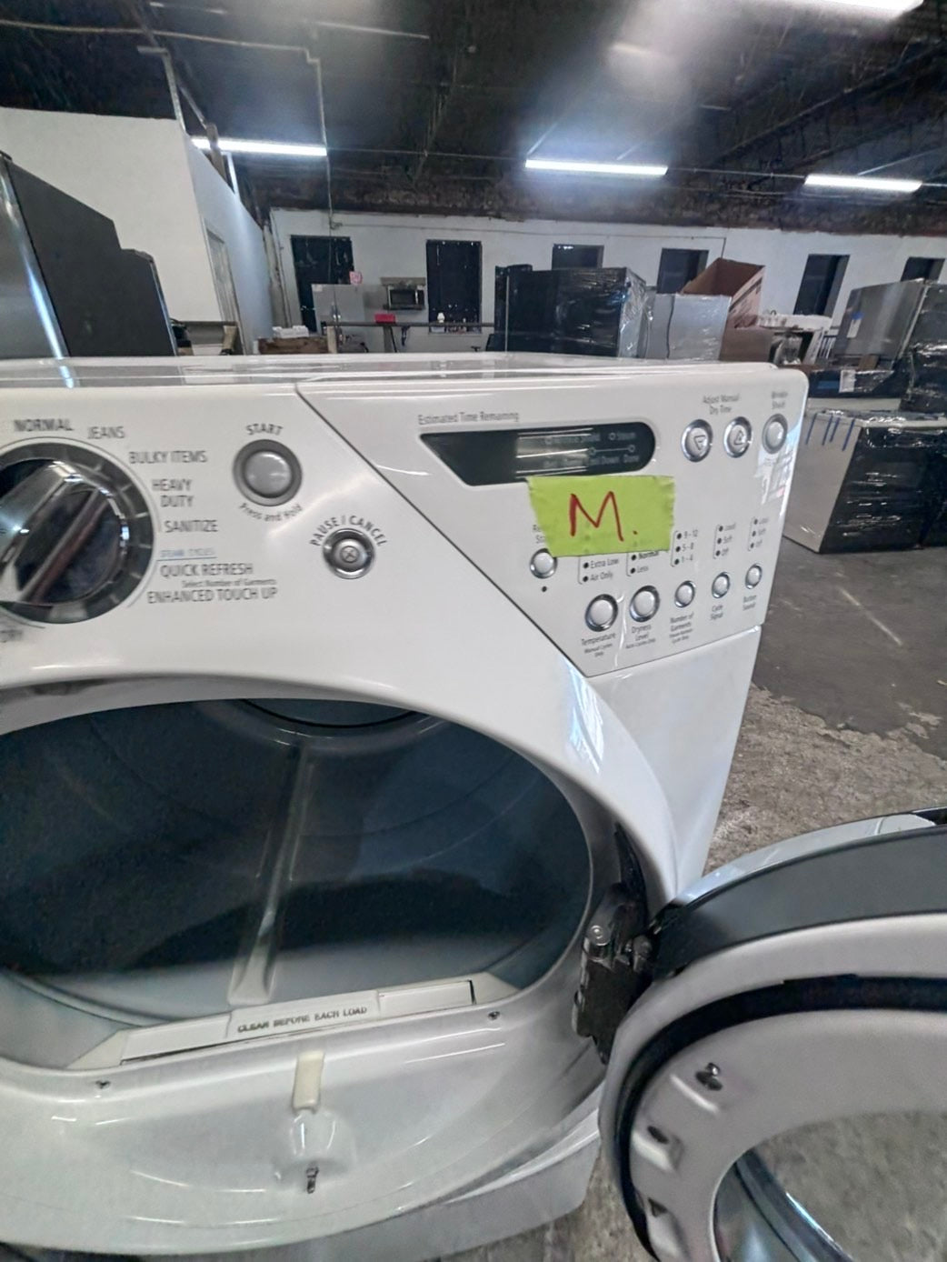 >*july 4th 🇺🇸🔥whirlpool Dryer electric 220v in white front load w/pedestal extra storage  drum large capacity 27" refurbished #EDPL15B