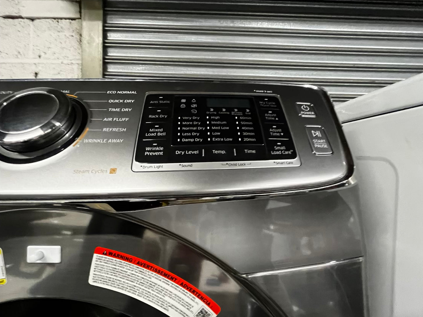 🎁Holiday Sale 🎄 GAS Mix & Match LG washer & Samsung dryer set front load stackable stainless steel 30" in Refurbished #ED77414B