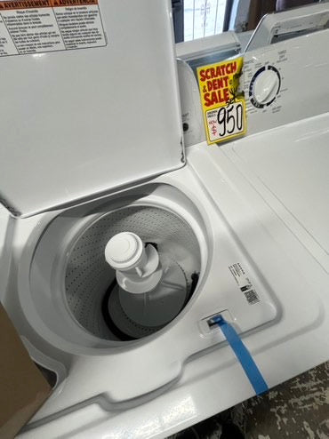 Open box 📦 New S/d Amana Top load washer and electric dryer 6.5 cu.ft  set white #AMWD65B
