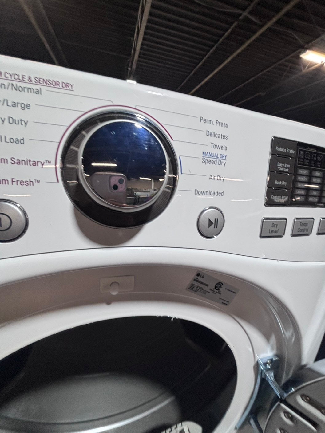 >* special🎉LG washer & dryer set electric 220v front load stackable or side by side - sensor dry in white  #WEAA5SET