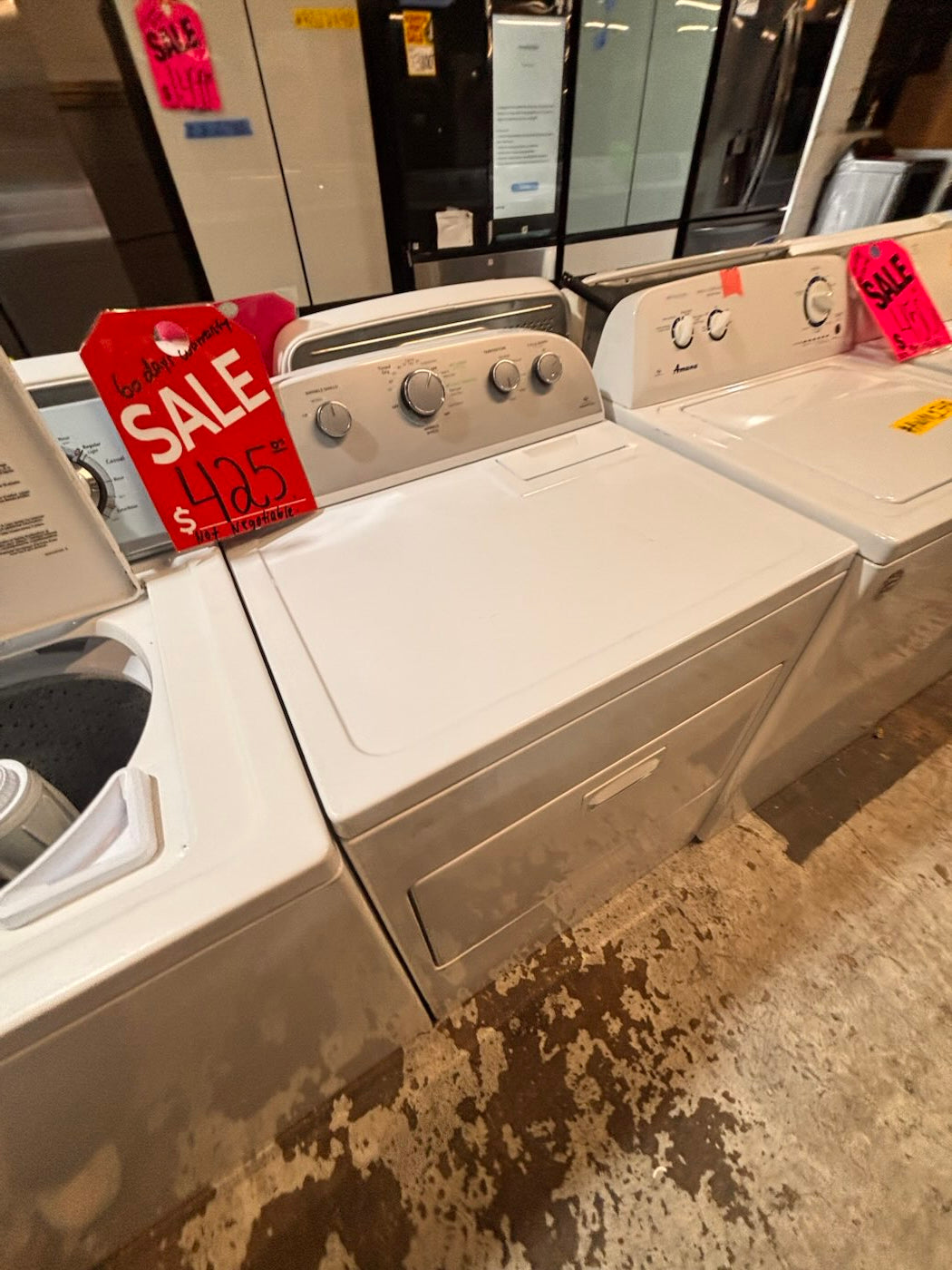 }}whirlpool top load washer with removable agitator large capacity & electric dryer 220v  set top load side by side used, refurbished working 💯  with warranty  #TSTR1YB