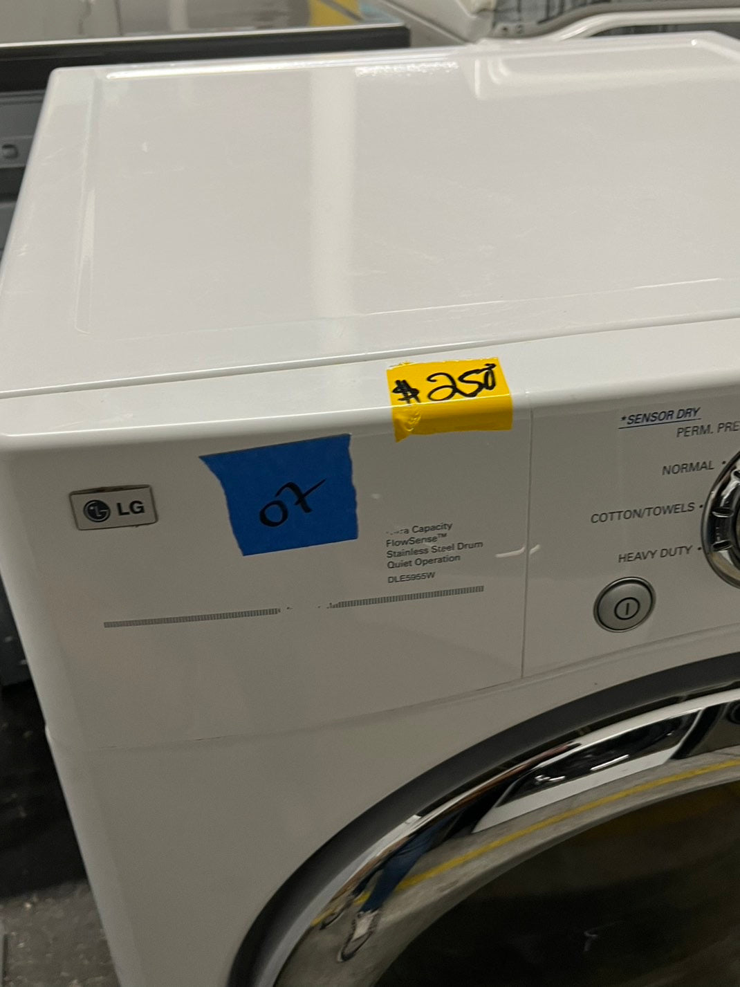 -🔥Black Friday ‼️LG sensor Dry front load stackable electric 220v dryer in white  27" #EDLG61B