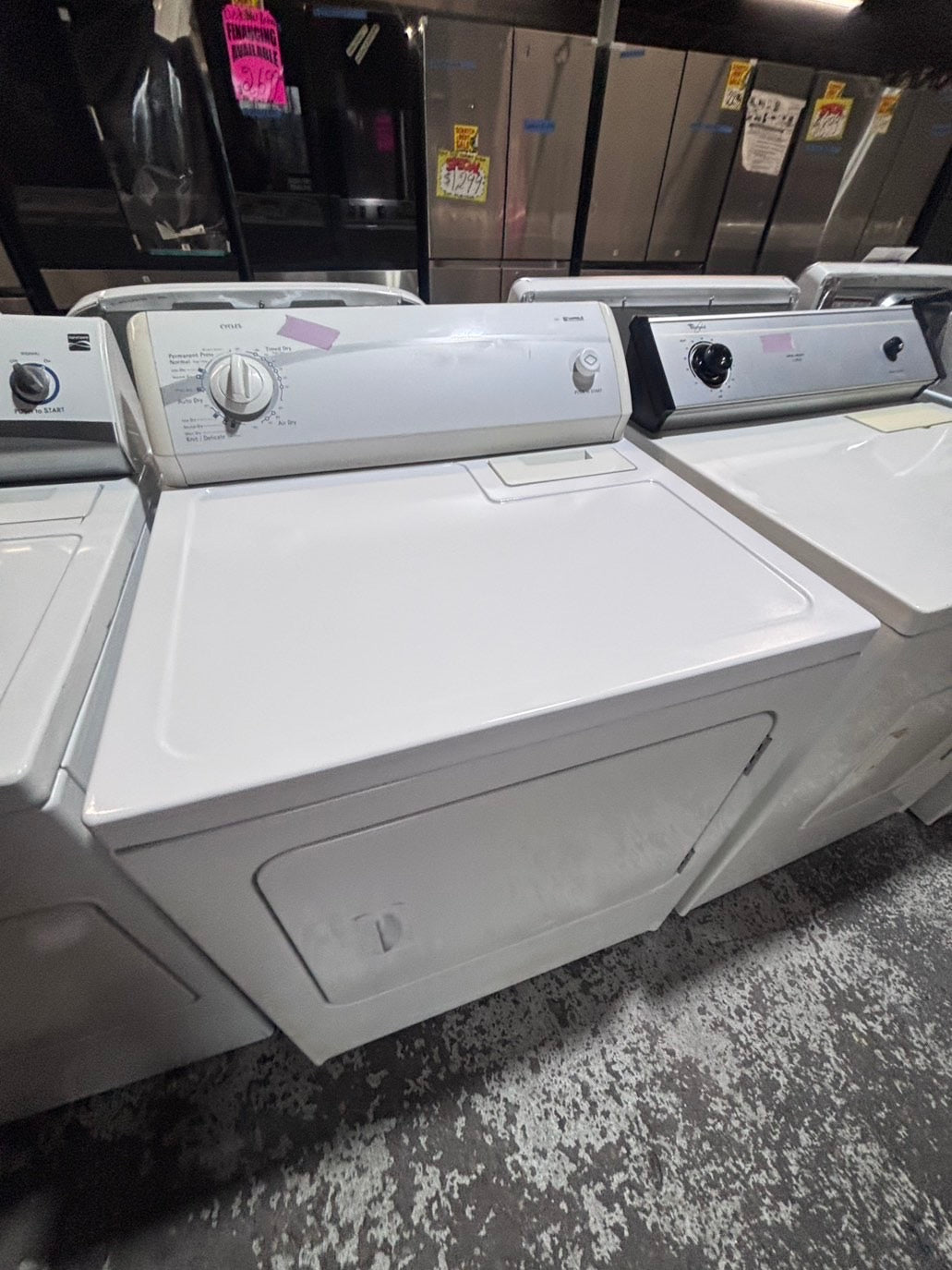 >special 🔥kenmore  29” large capacity electric dryer 220v side by side used-refurbished #KDP95PB