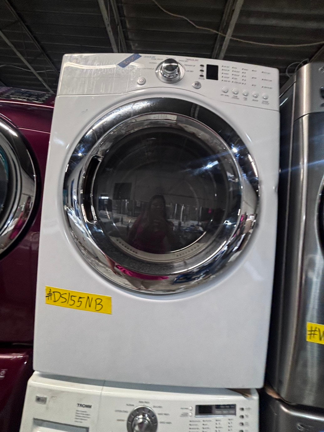 >*early July 4th special 🇺🇸LG washer & dryer set electric 220v front load stackable or side by side - sensor dry in white color #LG62BSET
